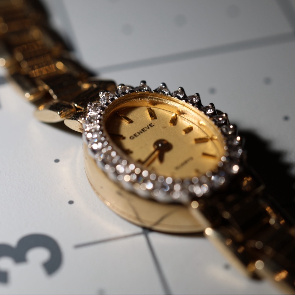 Geneve 14kt Gold Women’s Watch Quartz